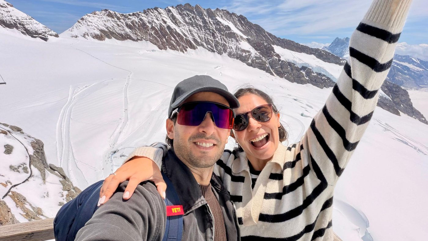 Selfie en el glaciar